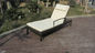 Swimming Pool Rattan Sun Lounger With All Weather Waterproof Cane